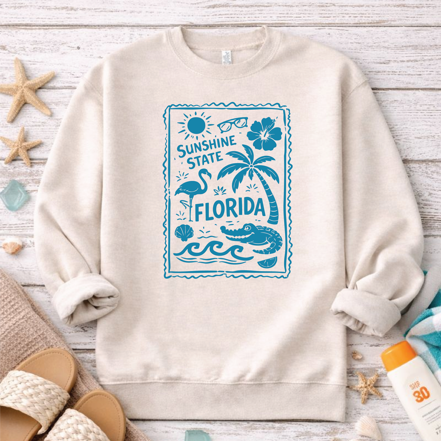 Florida Stamp Sweatshirt