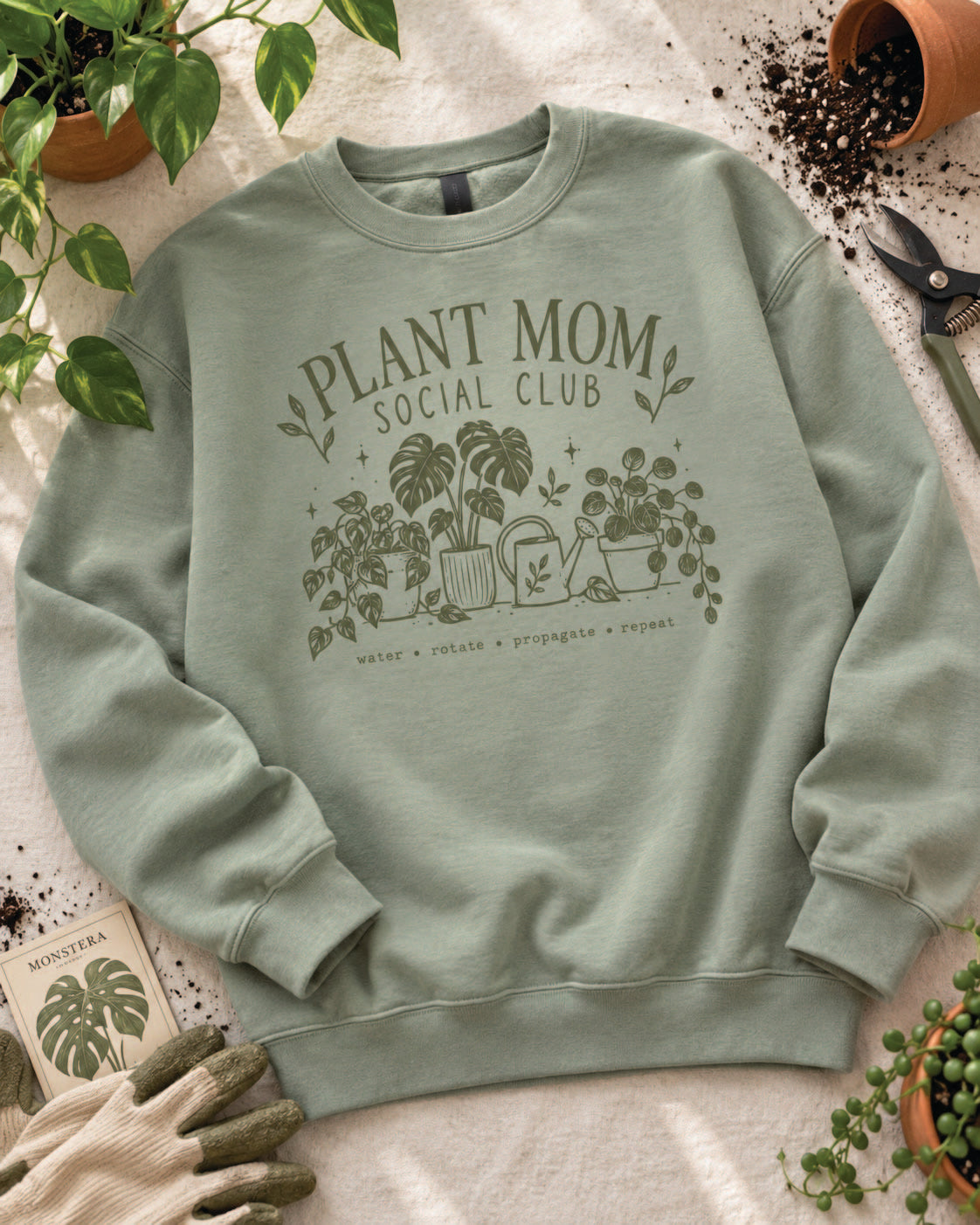 Plant Mom Social Club Sweatshirt