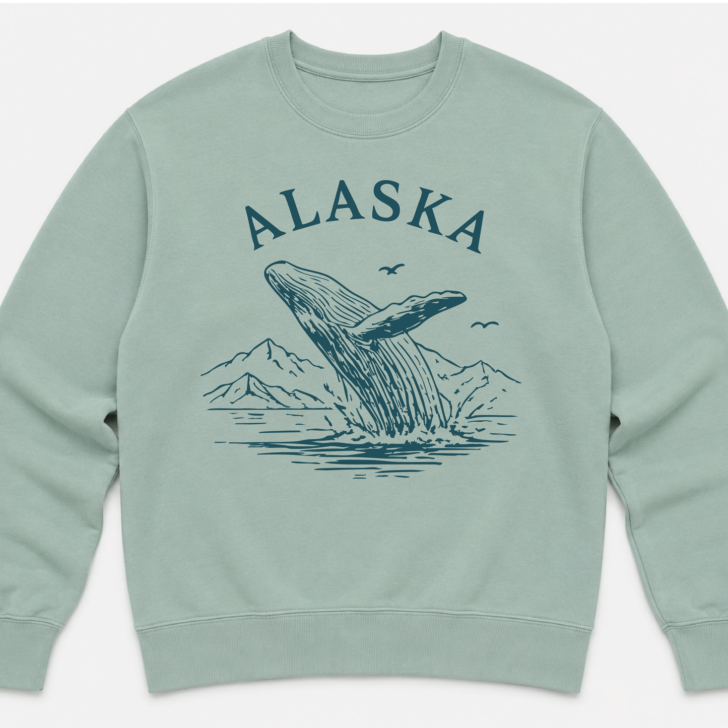 Whale Breaching Sweatshirt