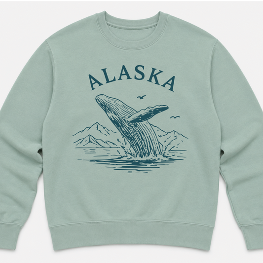 Whale Breaching Sweatshirt