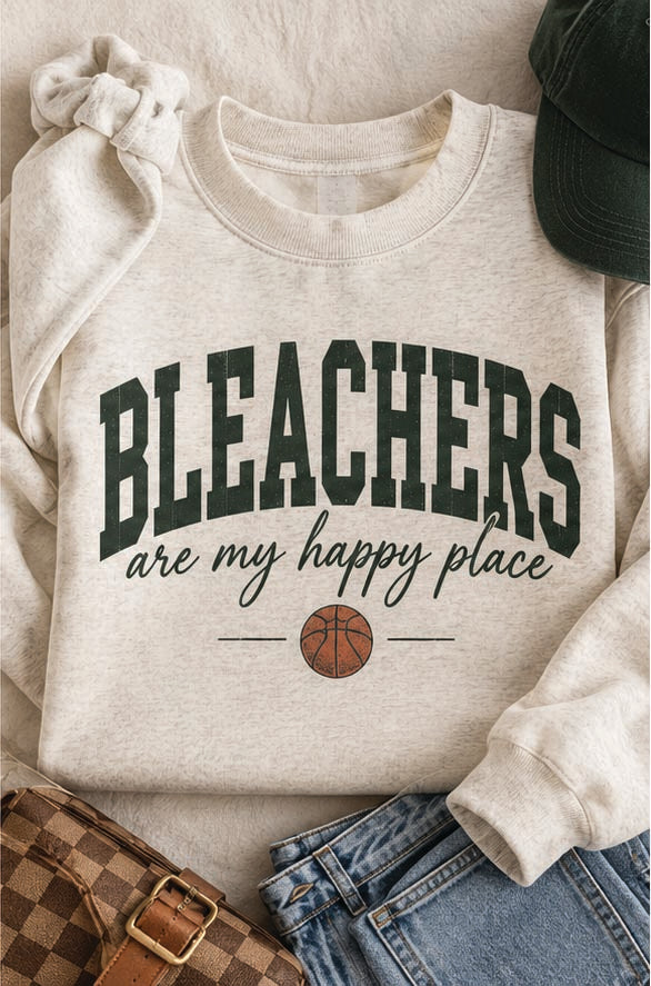 Bleachers Are My Happy Place Sweatshirt