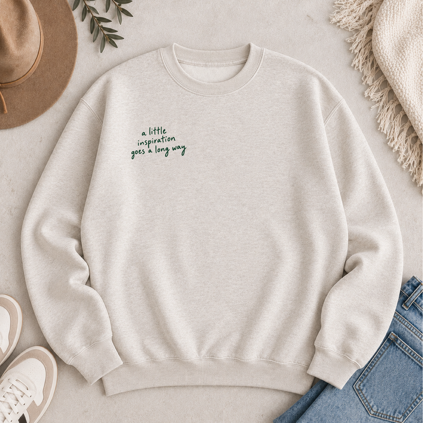 Faith Looks Good On You Sweatshirt Faith based sweatshirt Lane Seven 