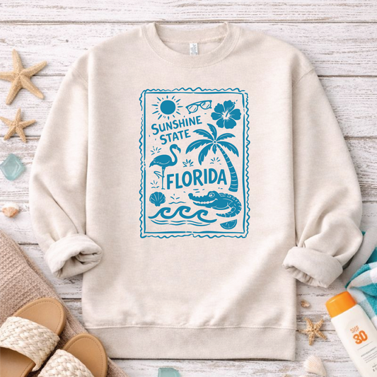 Florida Stamp Sweatshirt