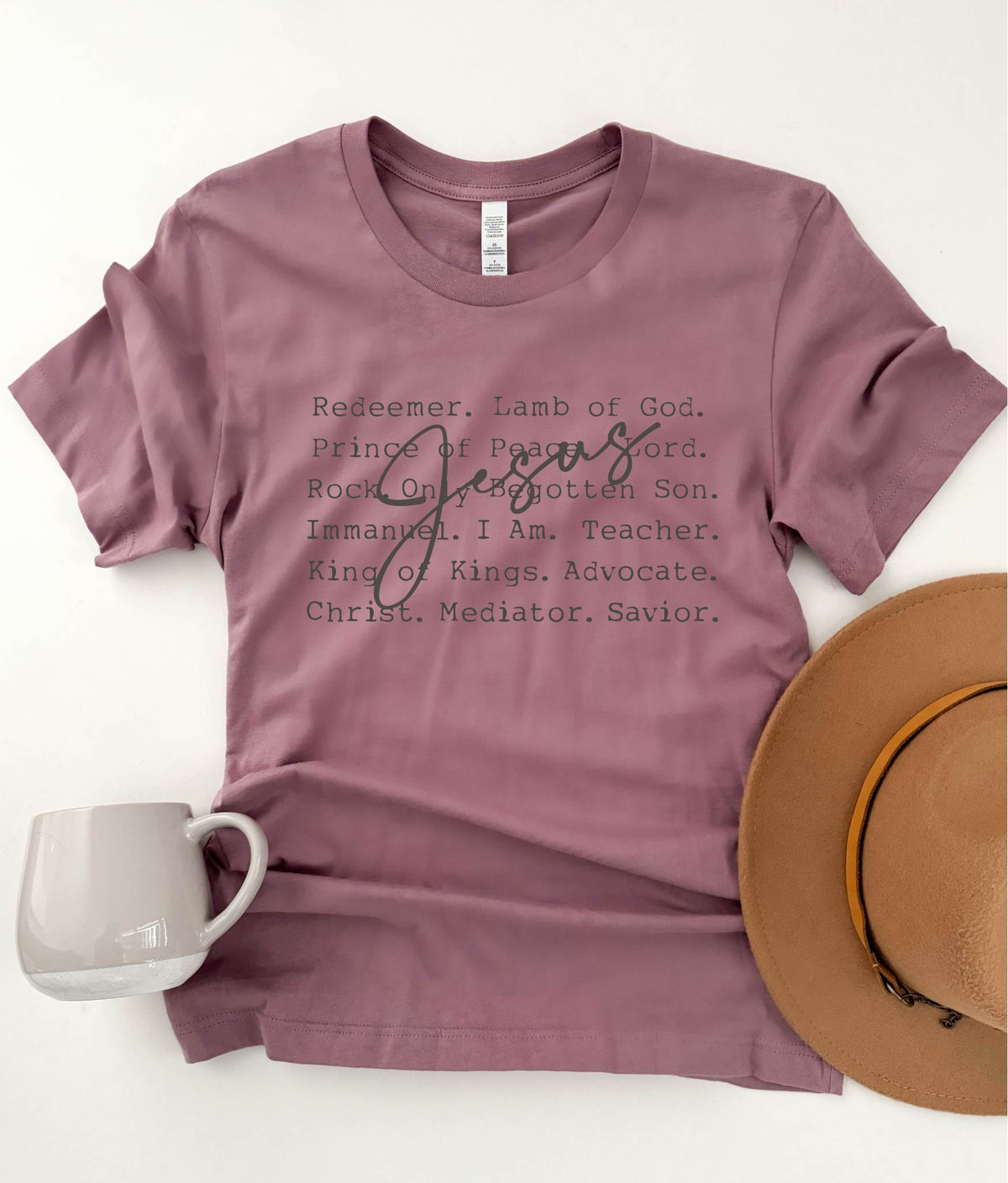 Jesus words tee Easter Bella canvas 3001 