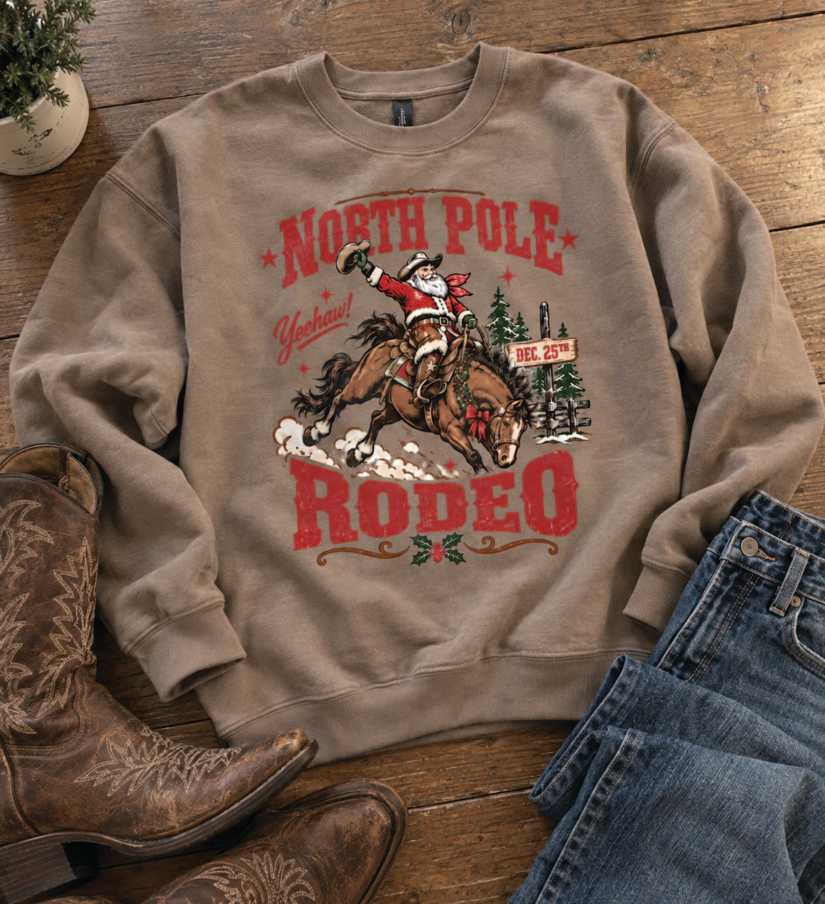 North Pole Rodeo Sweatshirt