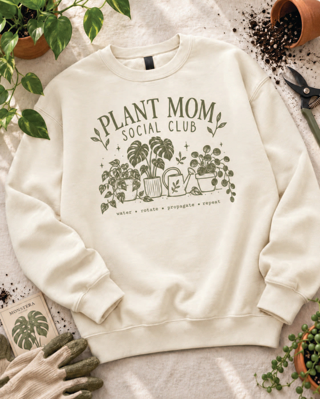 Plant Mom Social Club Sweatshirt